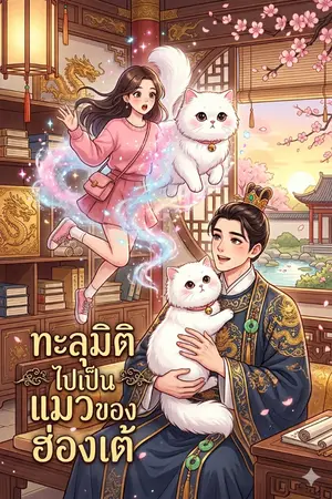 ปกนิยาย ทะลุมิติไปเป็นแมวของฮ่องเต้