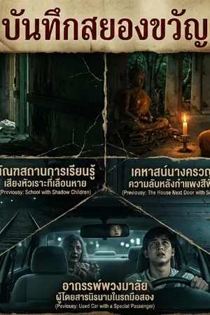 ปกนิยาย บันทึกสยองขวัญ