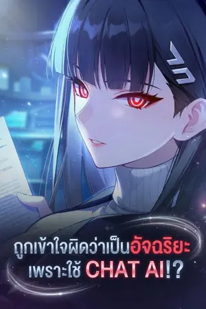 ปกนิยาย ถูกเข้าใจผิดว่าเป็นอัจฉริยะเพราะใช้ Chat Ai !?