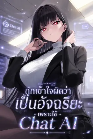 ปกนิยาย ถูกเข้าใจผิดว่าเป็นอัจฉริยะเพราะใช้ Chat Ai !?