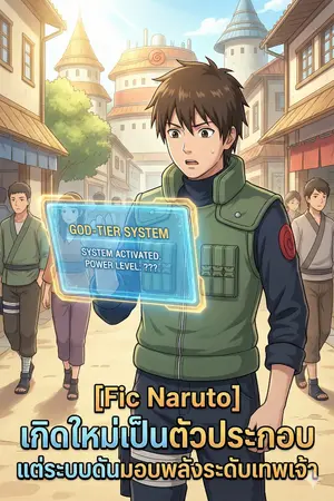ปกนิยาย [Fic Naruto] เกิดใหม่เป็นตัวประกอบ แต่ระบบดันมอบพลังระดับเทพเจ้า
