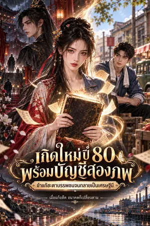 ปกนิยาย เกิดใหม่ปี 80 พร้อมบัญชีสองภพ ข้าแก้ชะตาบรรพชนจนกลายเป็นเศรษฐีนี