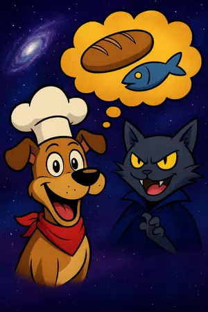 ปกนิยาย ข้าคือหมาจรจัดผู้ยิ่งใหญ่ในอดีต