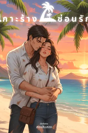 ปกนิยาย เกาะร้าง ซ่อนรัก