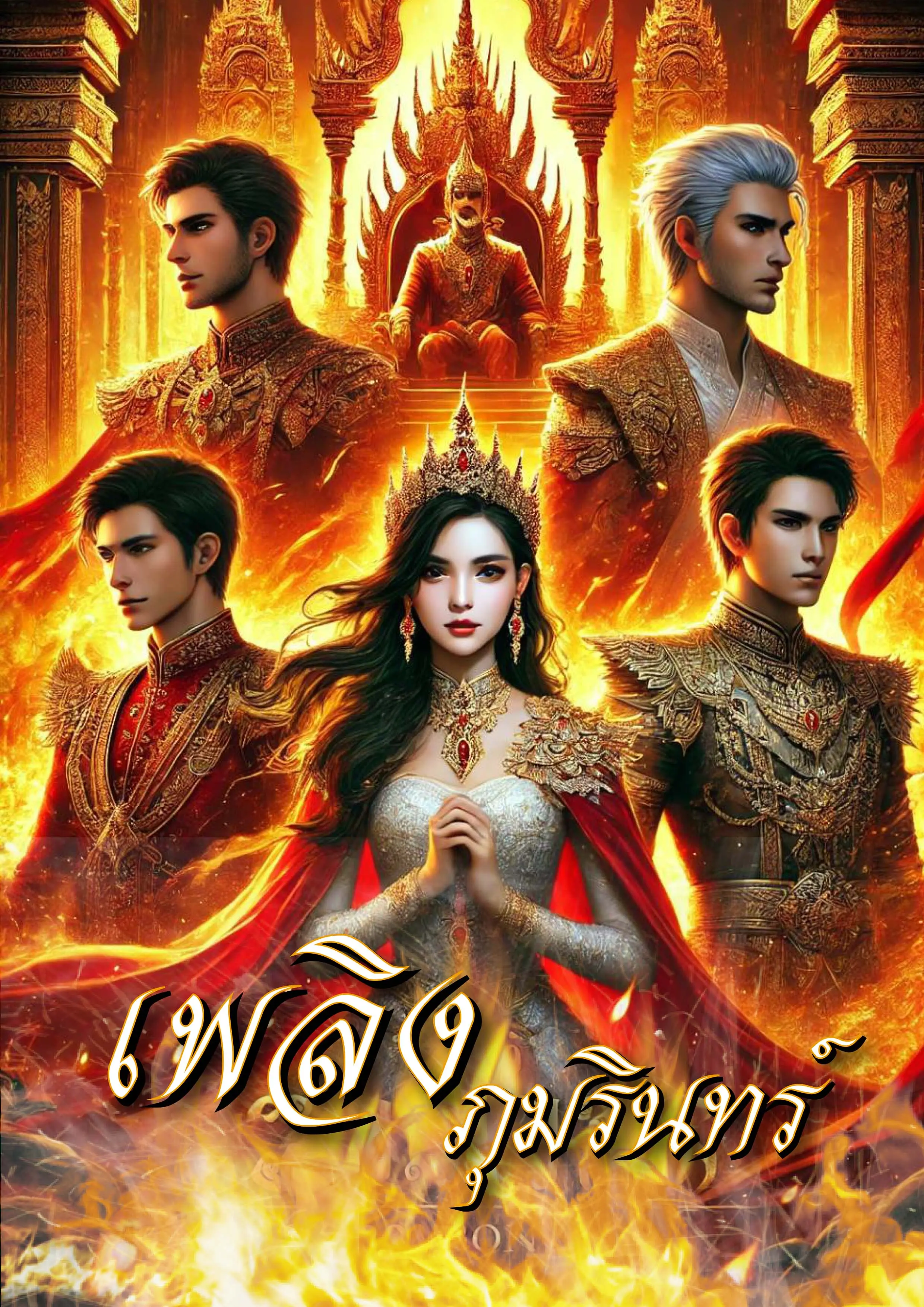 ปกนิยาย เพลิงภุมรินทร์