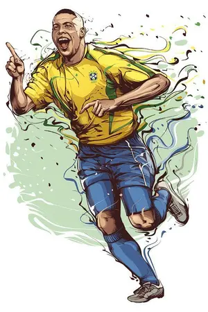 ปกนิยาย ฟุตบอล: เริ่มต้นด้วยเทมเพลตโรนัลโด้ R9