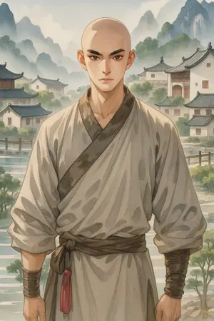 ปกนิยาย พระกวาดลานผู้เร้นกายหวนคืนสู่ยุทธภพด้วยระบบเช็คอิน