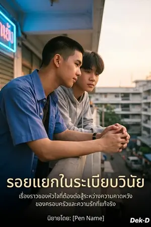 ปกนิยาย ชื่อเรื่อง: รอยแยกในระเบียบวินัย (A Crack in the Discipline)