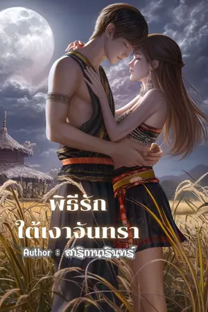 ปกนิยาย พิธีรักใต้เงาจันทรา