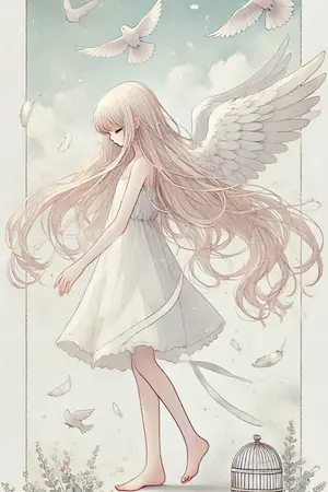 ปกนิยาย โบยบินสู่ท้องฟ้า ใต้ปีกฝันและวันใหม่