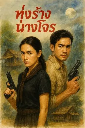 ปกนิยาย ทุ่งร้างนางโจร