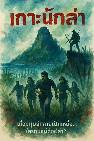 ปกนิยาย เกาะนักล่า