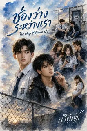 ปกนิยาย ช่องว่าง ระหว่างเรา (The Gap Between Us)