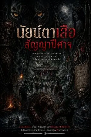 ปกนิยาย นัยน์ตาเสือสัญญาปีศาจ