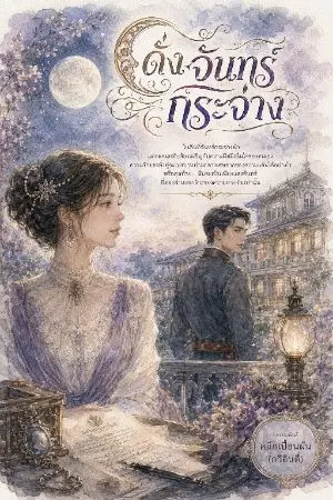 ปกนิยาย ดั่งจันทร์กระจ่าง