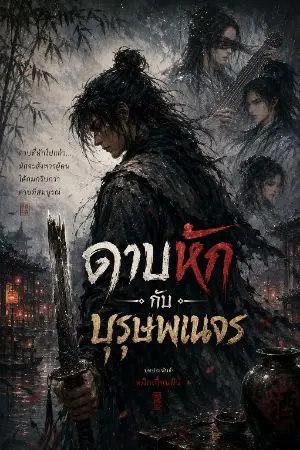 ปกนิยาย ดาบหักกับบุรุษพเนจร