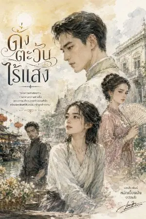 ปกนิยาย ดังตะวันไร้แสง