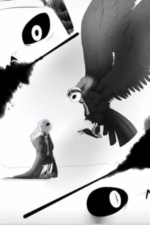 ปกนิยาย ความรักของเหยื่อกับนักล่า[vampire sans x brid sans]