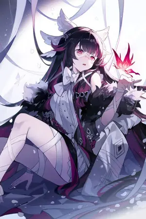 ปกนิยาย 『 The Damselette 』: 【「 บันทึกเรื่องราวของสาวน้อยโคลัมบิน่า 」】