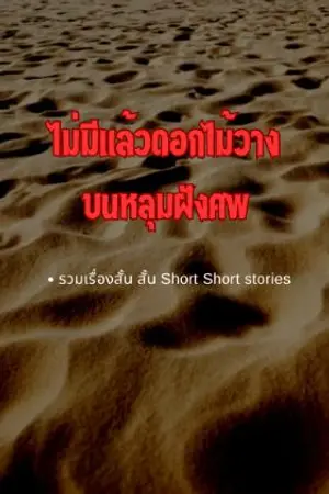 ปกนิยาย ไม่มีแล้วดอกไม้วางบนหลุมฝังศพ