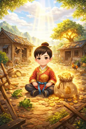 ปกนิยาย เทพเจ้าน้อยตกสวรรค์ กับภารกิจล้างซวย