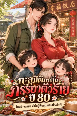ปกนิยาย ทะลุมิติมาเป็นภรรยาตัวร้ายปี 80... ไหนว่าจะหย่า ทำไมผู้พันลู่ไม่ยอมเซ็นสักที!