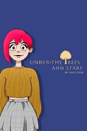 ปกนิยาย ใต้เงาไม้และแสงดาว (Under the Trees and Stars)