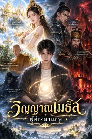 ปกนิยาย เมธัส ผู้ท่องสามภพ