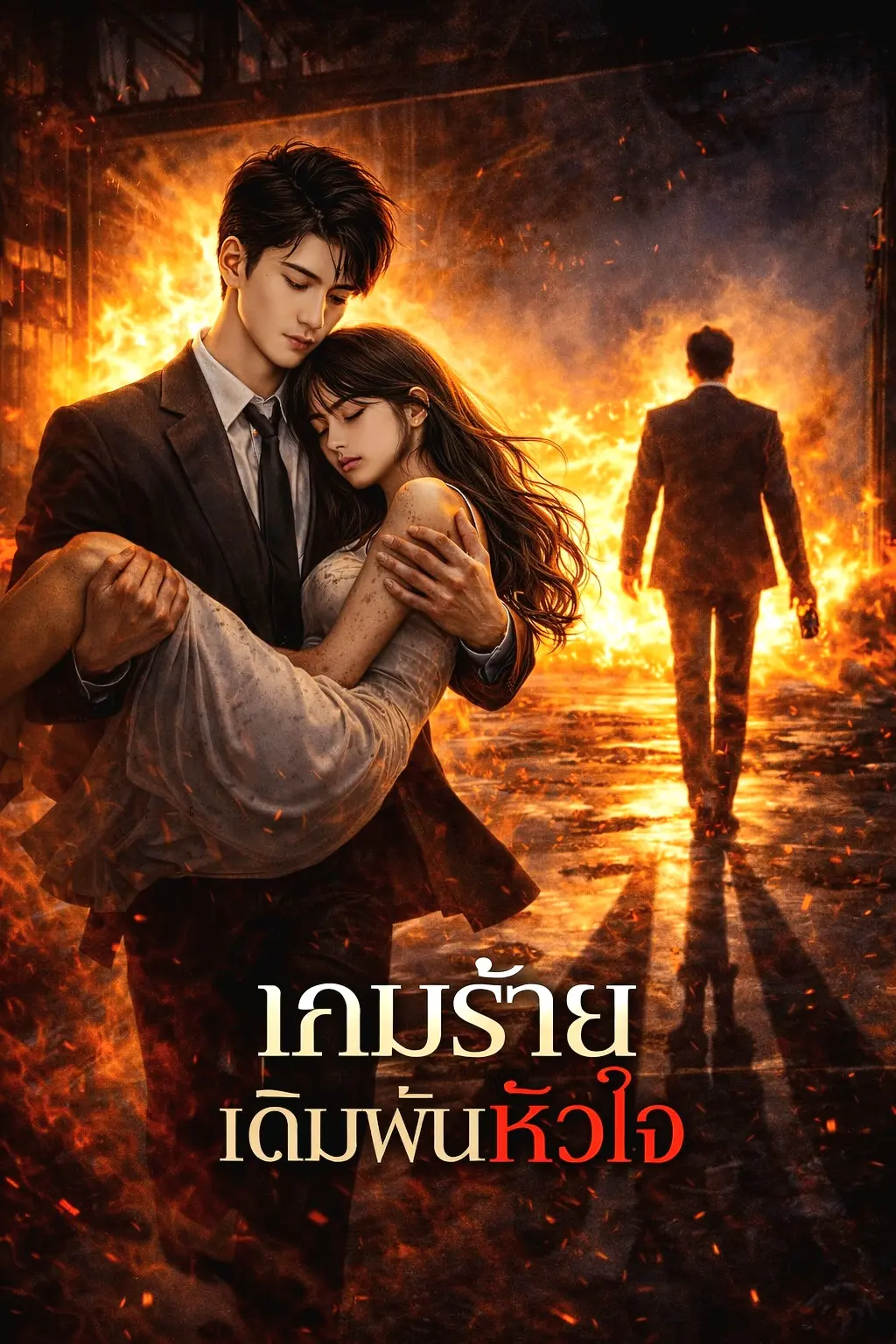 ปกนิยาย เกมร้าย เดิมพันหัวใจ