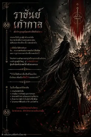 ปกนิยาย ราชันย์เถ้ากาล : เมื่อวีรบุรุษถูกโลกสร้างให้เป็นปีศาจ