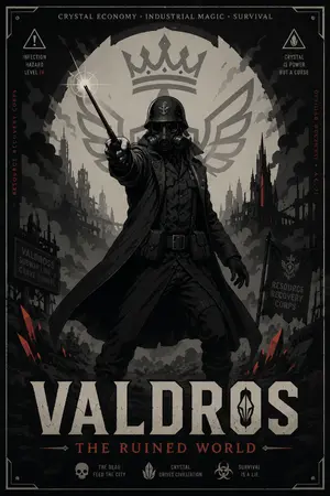 ปกนิยาย Valdros The Ruined World