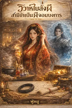 ปกนิยาย วิวาห์ใบสั่งผี สามีข้าเป็นผีจอมบงการ