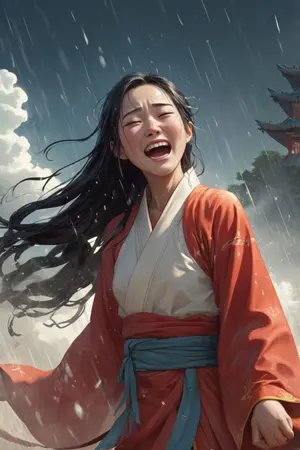 ปกนิยาย ข้าจะครองแคว้นด้วยน้ำตาและเสียงหัวเราะ