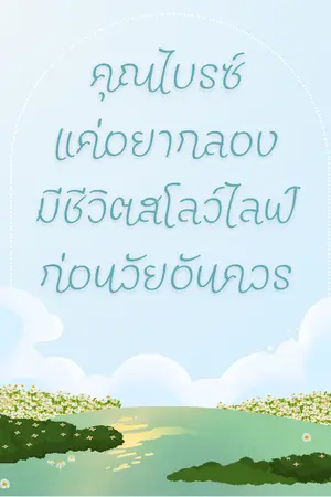 ปกนิยาย คุณไบรซ์ แค่อยากลองมีชีวิตสโลว์ไลฟ์ก่อนวัยอันควร (Sentinelverse)