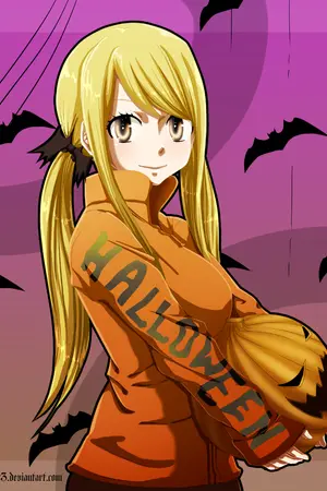 ปกนิยาย Fairy Tail  ลูซี่กับคำสาปรัตติกาล