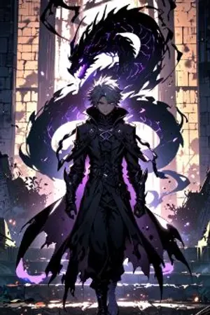 ปกนิยาย "ราชันย์เงานิรันดร์: ผู้ครองบัลลังก์แห่งมิติ" (Eternal Shadow Sovereign)