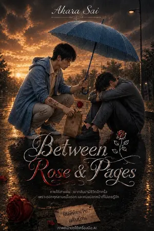ปกนิยาย Between Rose & Pages