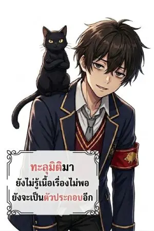 ปกนิยาย ทะลุมิติมายังไม่รู้เนื้อเรื่องไม่พอยังจะเป็นตัวประกอบอีก!!