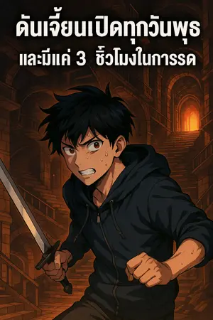 ปกนิยาย ดันเจี้ยนเปิดทุกวันพุธ และมีแค่ 3 ชั่วโมงในการรอด