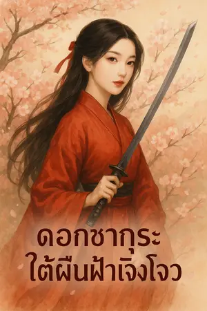 ปกนิยาย ดอกซากุระใต้ผืนฟ้าเจิ้งโจว