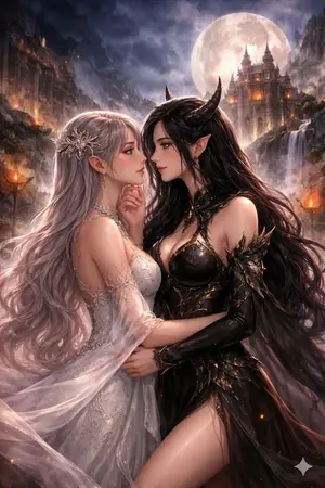 ปกนิยาย พันธนาการจันทร์ทมิฬ