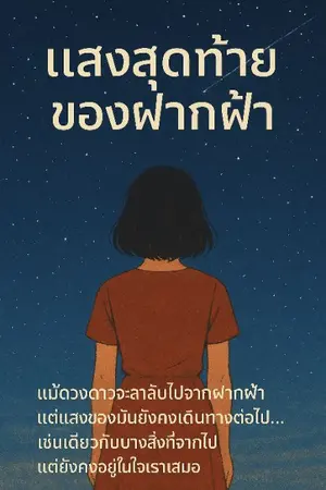 ปกนิยาย แสงสุดท้ายของฟากฟ้า