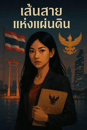 ปกนิยาย เส้นสายแห่งแผ่นดิน