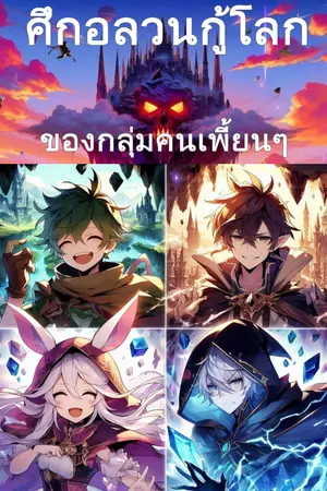 ปกนิยาย ศึกอลวนกู้โลกของกลุ่มคนเพี้ยนๆ (ช่วงนี้อ่านฟรี)