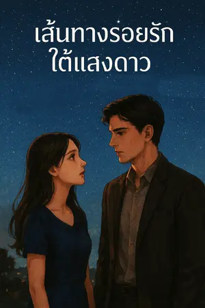 ปกนิยาย เส้นทางรอยรักใต้แสงดาว
