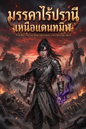 ปกนิยาย มรรคาไร้ปรานีเหนือแดนทมิฬ (The Ruthless Dao Beyond the Wasteland)
