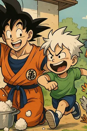 ปกนิยาย โกคูกับภาระกิจเลี้ยงเด็กเวร  / Dragonball