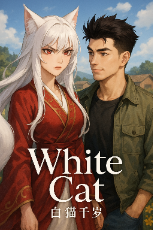 ปกนิยาย White Cat  นางพญาแมวขาว1000ปี กับรักป่วนๆ