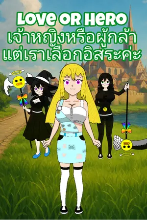 ปกนิยาย Love or Hero เจ้าหญิงหรือผู้กล้า แต่เราเลือกอิสระค่ะ
