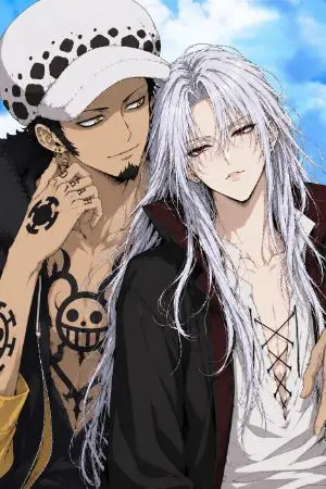 ปกนิยาย [ Fic One Piece ] ผีเสื้อสีชาด | Law x oc